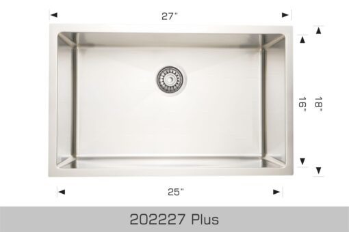 BOSCO CANADA 27”x18” Laundry Under Mount Sink