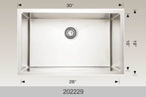 BOSCO CANADA 30”x18” Laundry Under Mount Sink