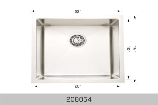 BOSCO CANADA 22”x18” Laundry Under Mount Sink