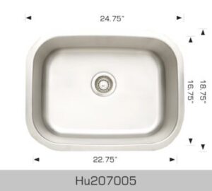 BOSCO CANADA 24”x18” Laundry Under Mount Sink