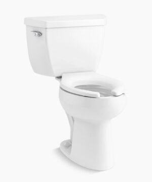 KOHLER Highline® Two-piece elongated toilet, 1.28 gpf