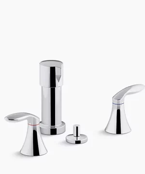 KOHLER Coralais®Vertical spray bidet faucet with lever handles