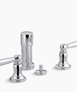 KOHLER Bancroft®Vertical spray bidet faucet with lever handles