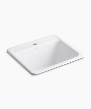 KOHLER Glen Falls™ 25" top-/undermount single-bowl utility sink