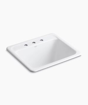 KOHLER Glen Falls™ 25" top-/undermount single-bowl utility sink