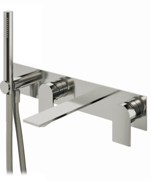 Aquabrass Canada ALPHA Wallmount tub filler with handshower