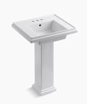 KOHLER Tresham® 24" square pedestal bathroom sink