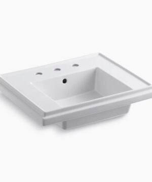 KOHLER Tresham® 24" square pedestal bathroom sink