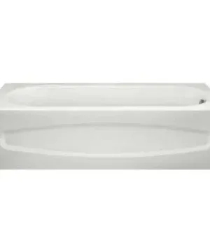 American Standard Colony 5x30 Inch Integral Apron Bathtub Above Floor Rough Right-hand Outlet with Slip Resistant Floor