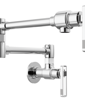 BRIZO Kintsu® Wall Mount Pot Filler with Knob Handle