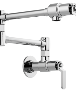 BRIZO Litze® Wall Mount Pot Filler with Industrial Handle Kit
