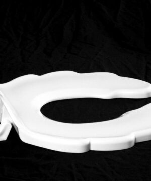 Centoco AM2300STSCC Antimicrobial Toilet Seat, Open Front No Cover for Child Size Toilet Bowls, White