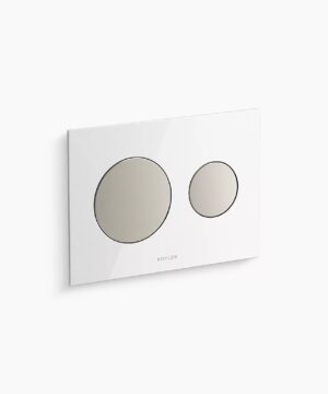 KOHLER Skim® Dual-flush actuator plate for 2" x 4" in-wall tank and carrier system