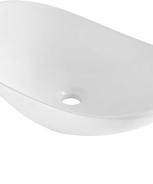 RUBY CANADA Oval Vessel Sink, 24" x 14" Bathroom Vessel Sink Bowl Countertop