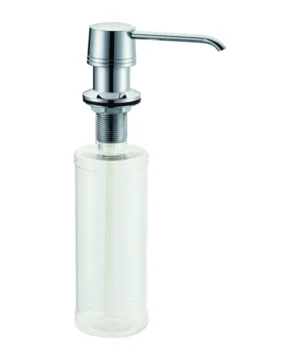 Agua Canada MILOS Chrome undermount round soap dispenser
