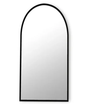 Agua Canada ODILE-72-BK 36’’X72’’ matte black framed arch mirror