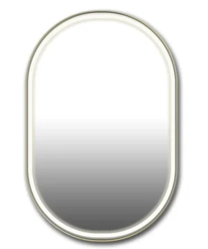 Agua Canada OLAF-36  24’’X36’’ framed oval mirror with LED lights
