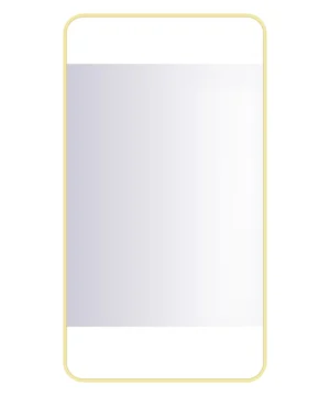 Agua Canada OLIVIA-38  20’’X38’’  framed rectangular mirror with round corner
