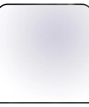 Agua Canada ORELLA-40-BK-II 38’’X40’’ matte black framed arch mirror -II