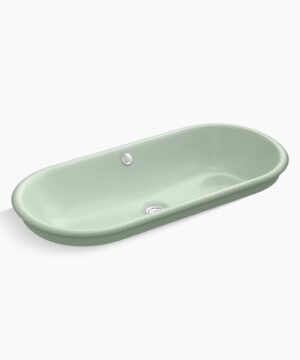 KOHLER Iron Plains®33" oval drop-in / undermount / vessel bathroom sink