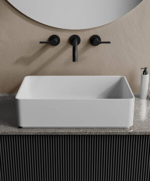 StoneTouch Castel Rectangular Countertop Basin