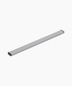 KOHLER 2-1/2" x 36" linear drain grate with perforated pattern