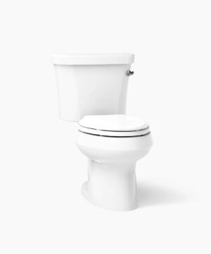 KOHLER Wellworth® Two-piece elongated toilet, 1.28 gpf