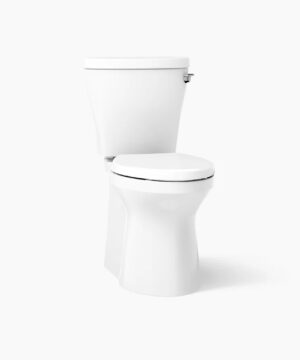 KOHLER Betello®Two-piece elongated toilet with skirted trapway, 1.28 gpf