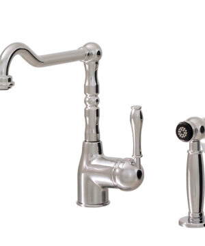 Aquabrass Canada New England Spray Dual stream mode kitchen faucet with side spray