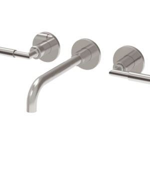 Aquabrass Canada GEO Wallmount 8" c.c. lavatory faucet