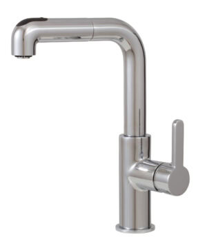 Aquabrass Canada Eatalia Pull-out dual stream mode kitchen faucet