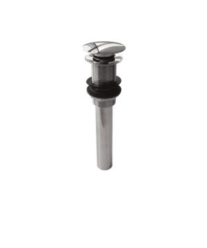 Aquabrass Canada 1 1/4" long round press pop-up drain 637
