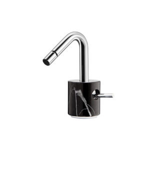Aquabrass Canada MARMO Single-hole bidet with swivel spray - Black marquina