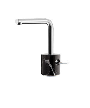 Aquabrass Canada MARMO Single-hole lavatory faucet UR14NM - Black marquina