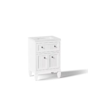KOHLER Hearthaven® 24" bathroom vanity cabinet with sink and quartz top