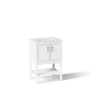 KOHLER Winnow® 24" bathroom vanity cabinet with sink and quartz top