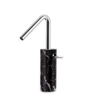 Aquabrass Canada MARMO Tall single-hole lavatory faucet CL20NM -  Black marquina