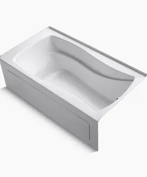 KOHLER Mariposa® 66" x 36" alcove bath, Right drain