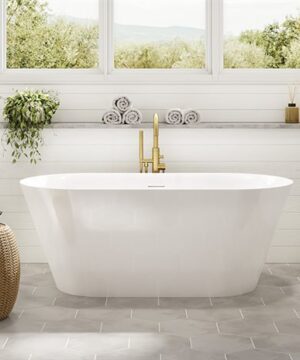 Fleurco Canada *NEW* Cadenza Petite 59" Cast Iron In White