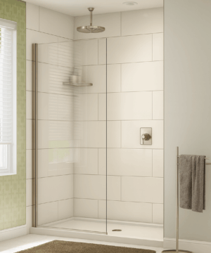 Fleurco Canada Siena Solo 34" Pivot shower panel, 1/4" (6 mm) glass, 75" H