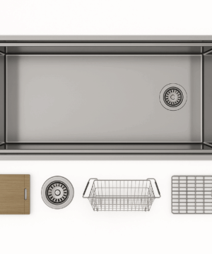 BOSCO CANADA 42”x19” Kitchen Under Mount Sink