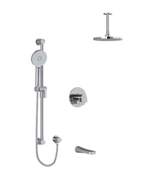Riobel Ode Kit 1345 Trim with Ceiling Mount Shower Arm