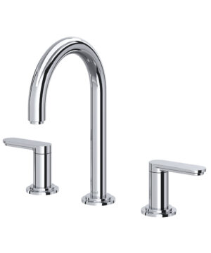 Riobel Arca Widespread Bathroom Faucet With C-Spout
