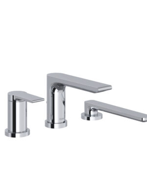 Riobel Fresk 3-Hole Pressure Balance Deck Mount Tub Filler Trim