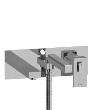 Riobel Kubik Wall Mount Thermostatic/Pressure Balance Tub Filler Trim