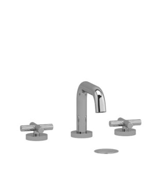 Riobel Riu Widespread Bathroom Faucet with U-Spout and Cross Handles
